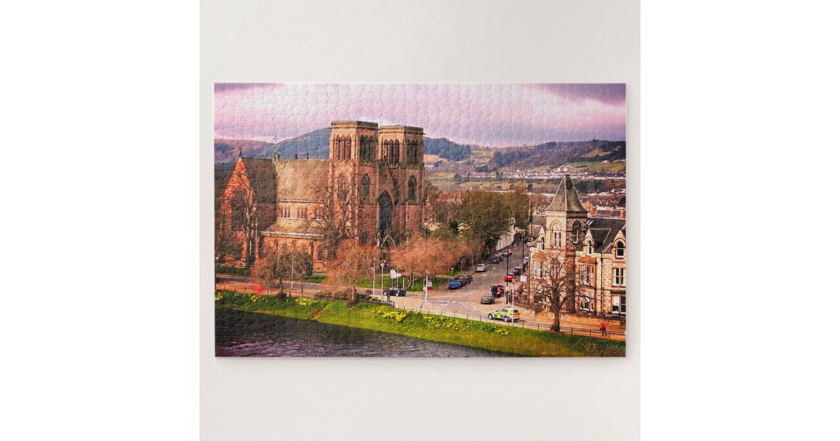 Inverness Capital of Scottish Highlands Jigsaw Puzzle Zazzle