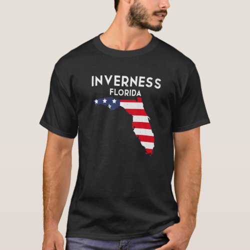 Inverness Florida USA State America Travel Floridi T_Shirt