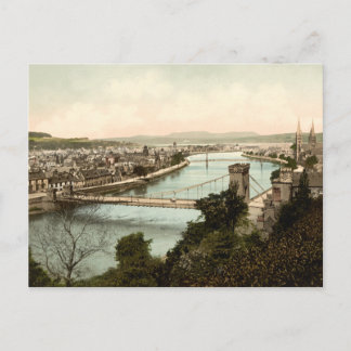 Inverness from the Castle, Scotland Postcard