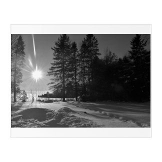 Inverness, Quebec, Canada (January 25, 2025) Acrylic Print