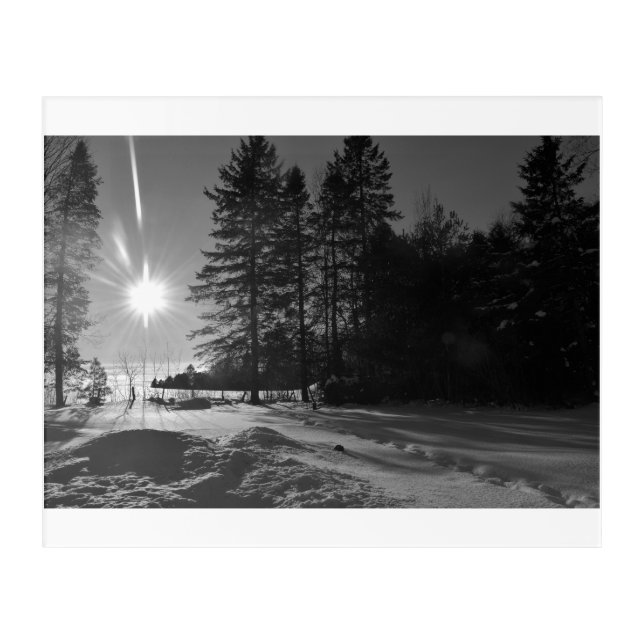 Inverness, Quebec, Canada (January 25, 2025) Acrylic Print (Front)