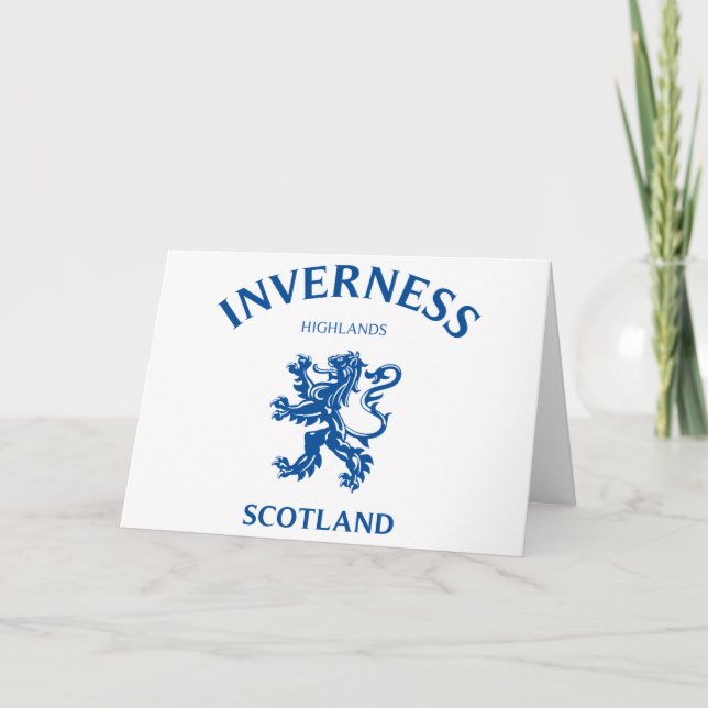 Inverness Scotland Card (Front)