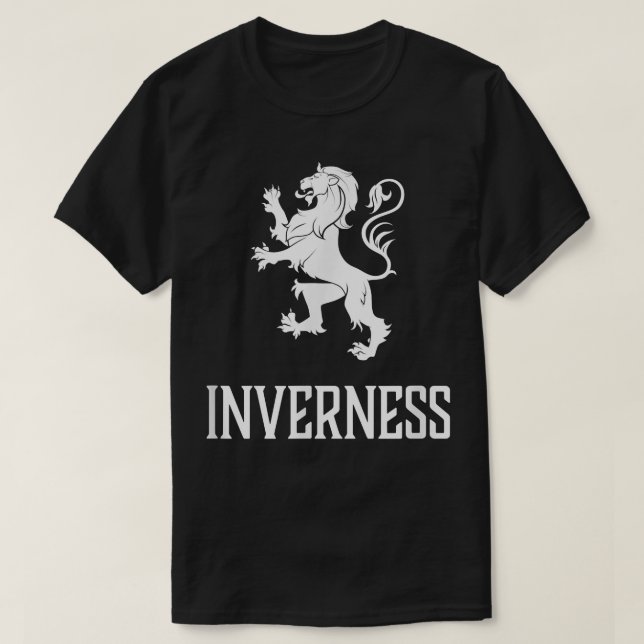 Inverness, Scotland - Scottish Lion, Gaelic  T-Shirt (Design Front)