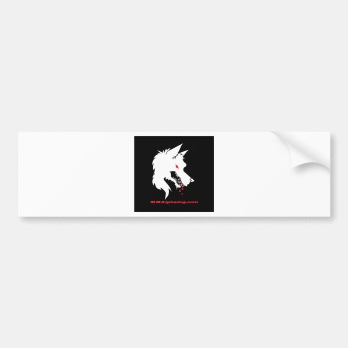 inverse logo bumper stickers