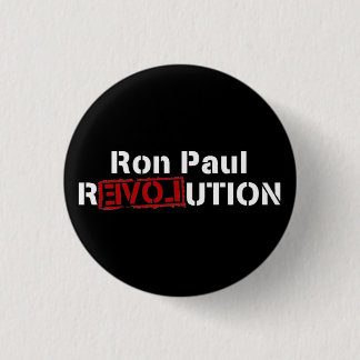inverse ron paul revolution pinback button