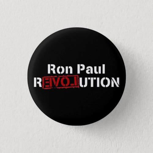 inverse ron paul revolution pinback button