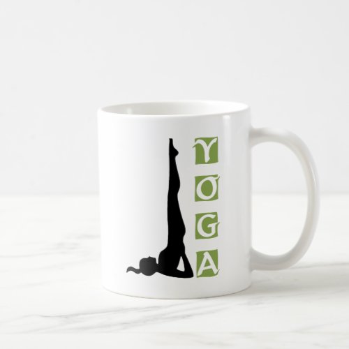 Inversion Yoga Pose Gift Coffee Mug