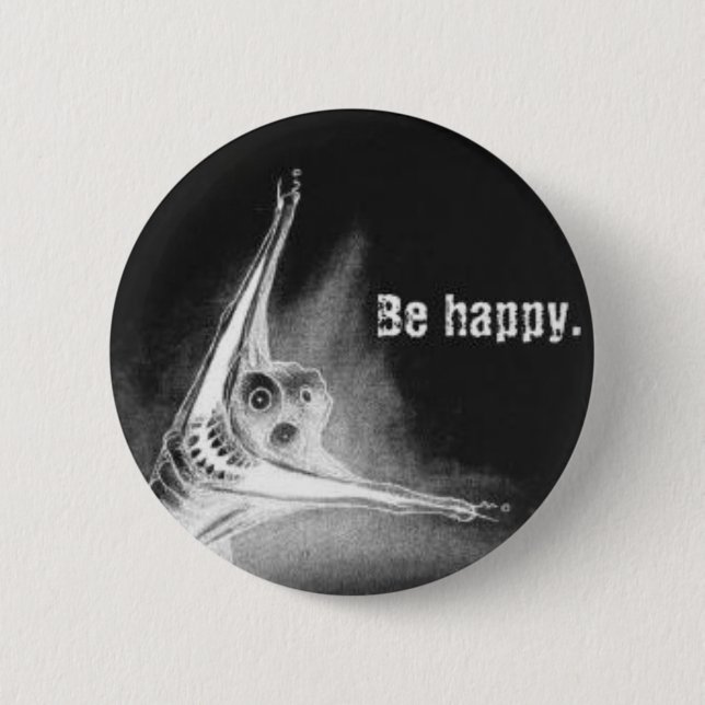 Invert Grinsen Pinback Button (Front)
