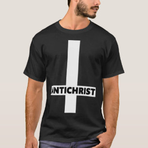 Inverted Cross Antichrist Upside Down Satan Atheis T-Shirt