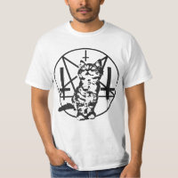 Inverted Cross & Pentacle Kitten