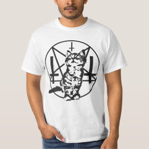 Inverted Cross & Pentacle Kitten T-Shirt