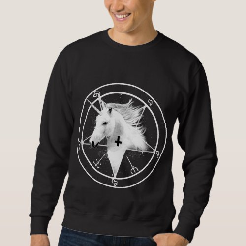 Inverted Cross Unicorn Sweatshirt