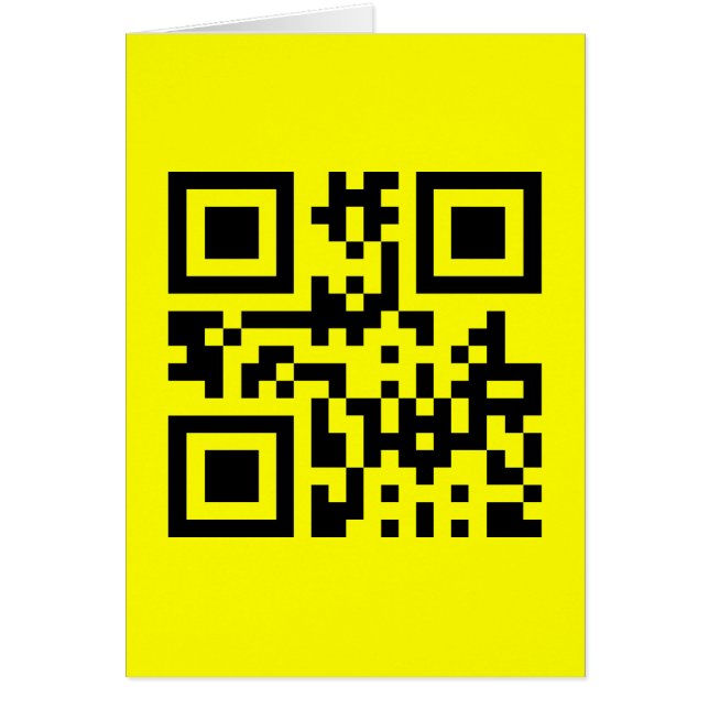 Inverted ☻ Happy Face -- QR Code Cards (Front)