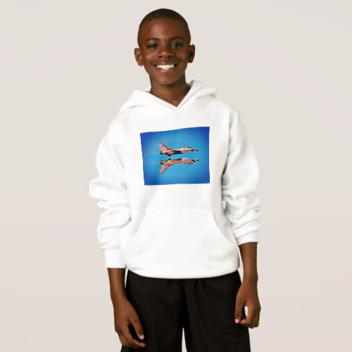 Inverted Jet Airplanes Air Force Thunderbirds F16 Hoodie