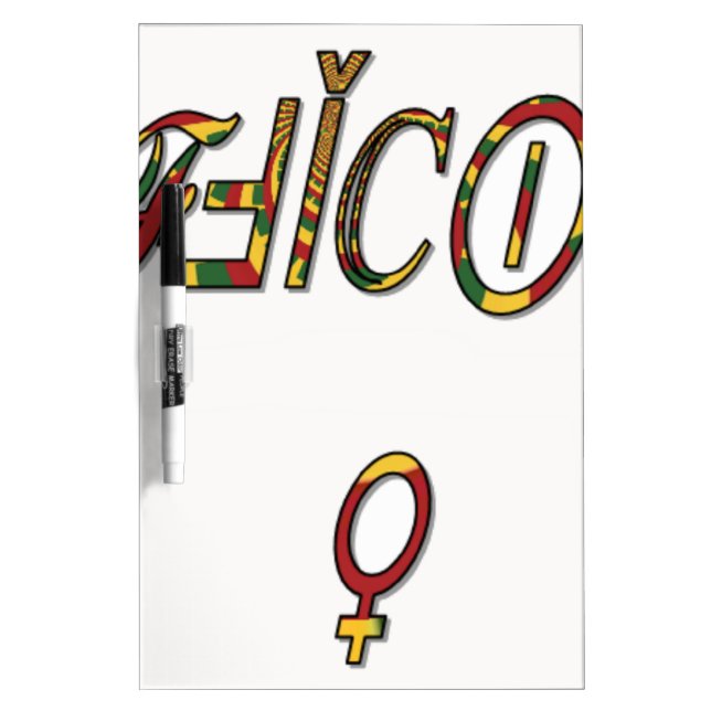 Inverted "OFFICIAL" Female Symbol Art Print Dry-Erase Board (Front)
