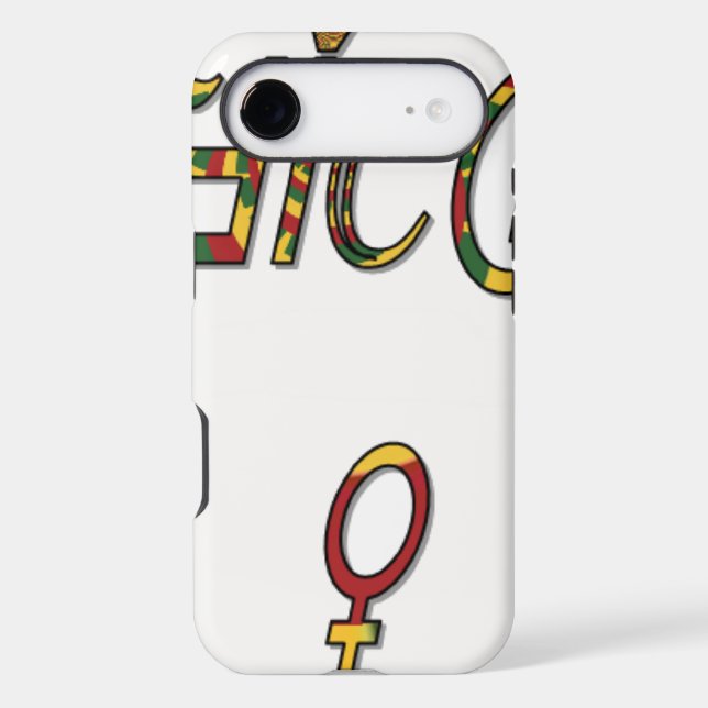Inverted "OFFICIAL" Female Symbol | Bold Minimalis Case-Mate iPhone Case (Back)