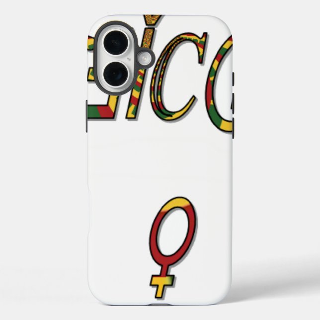 Inverted "OFFICIAL" Female Symbol | Bold Minimalis Case-Mate iPhone Case (Back)