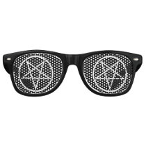 Inverted pentagram (background color customizable) retro sunglasses Inverted pentagram (background color customizable) retro sunglasses