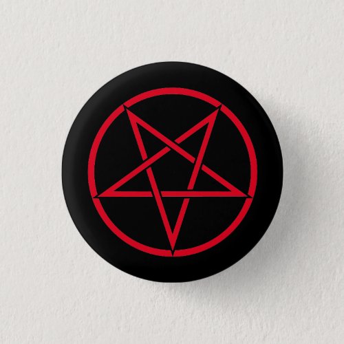 Inverted pentagram pentagram color customizable pinback button