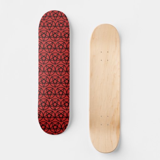 Inverted Pentagram Skateboard Zazzle
