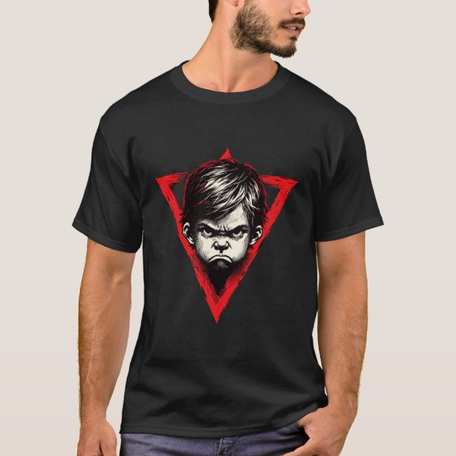 Inverted Red Triangle T-Shirt (Front)
