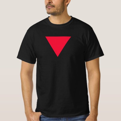 inverted red triangle T_Shirt