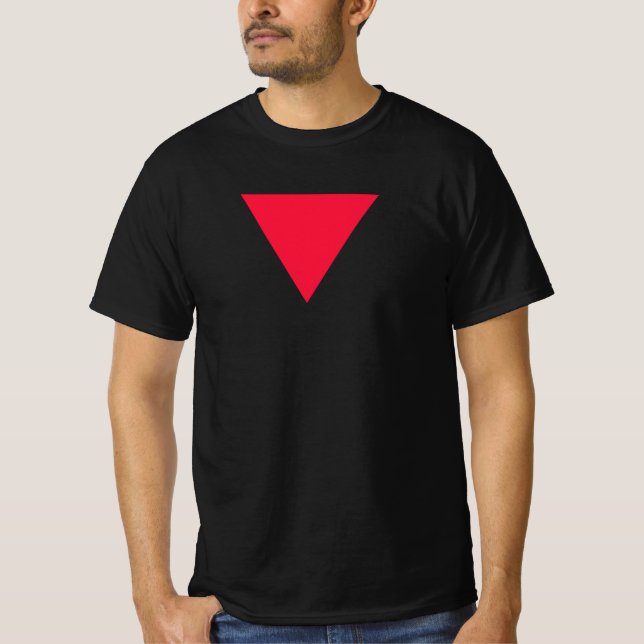inverted red triangle T-Shirt (Front)