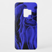 Inverted Sideways Angel in Black and Royal Blue Case-Mate Samsung Galaxy S9 Case Inverted Sideways Angel in Black and Royal Blue Case-Mate Samsung Galaxy S9 Case