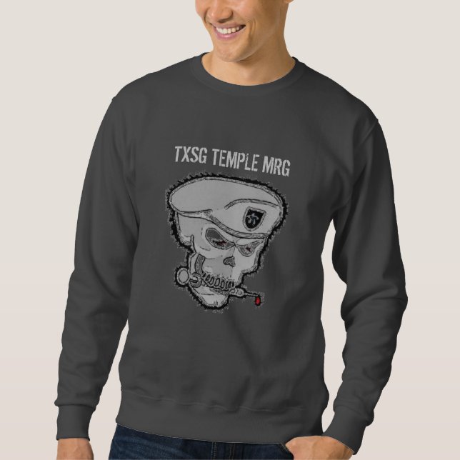 inverted skull TXSG TEMPLE MRG -sweatshirt Sweatshirt (Front)