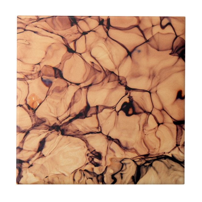 Inverted Sparkling Blue Water Ceramic Tile (Front)