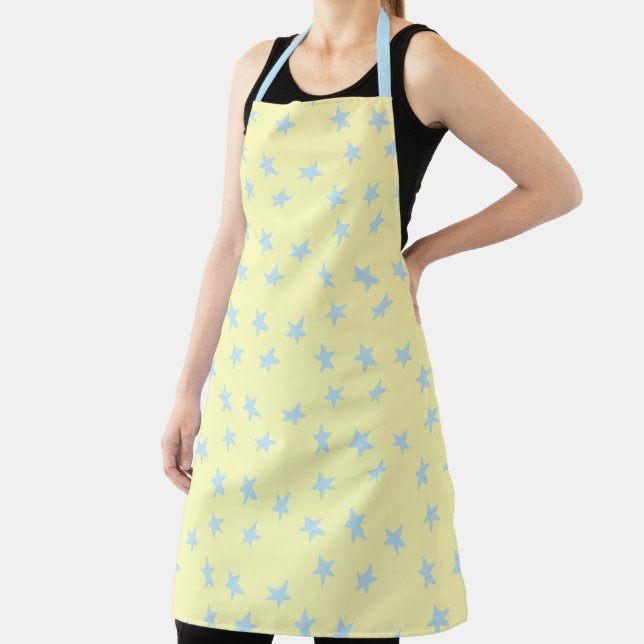 Inverted Starry Pastel apron (Insitu)