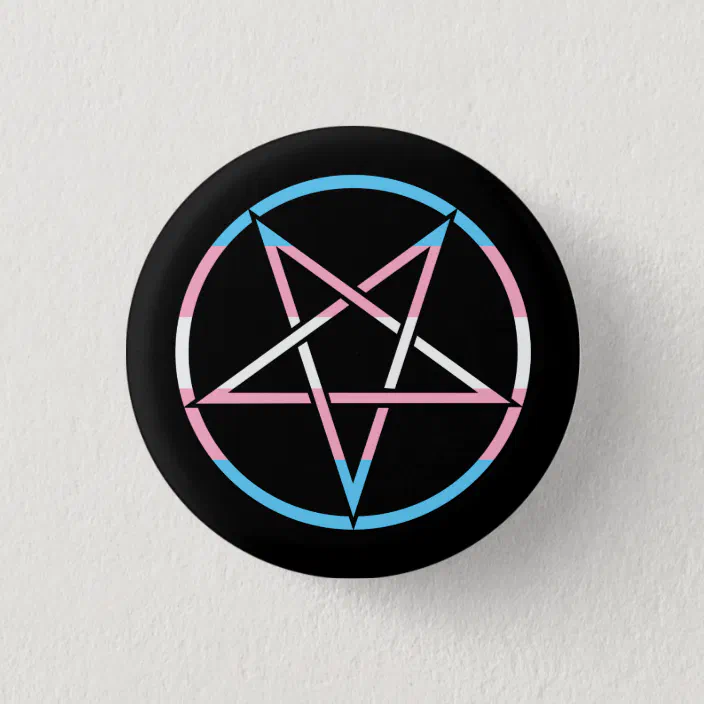 “Trans Pentagram” Badge 