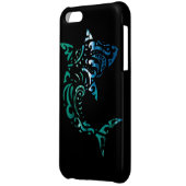 Inverted tribal shark iPhone case (Back Left)