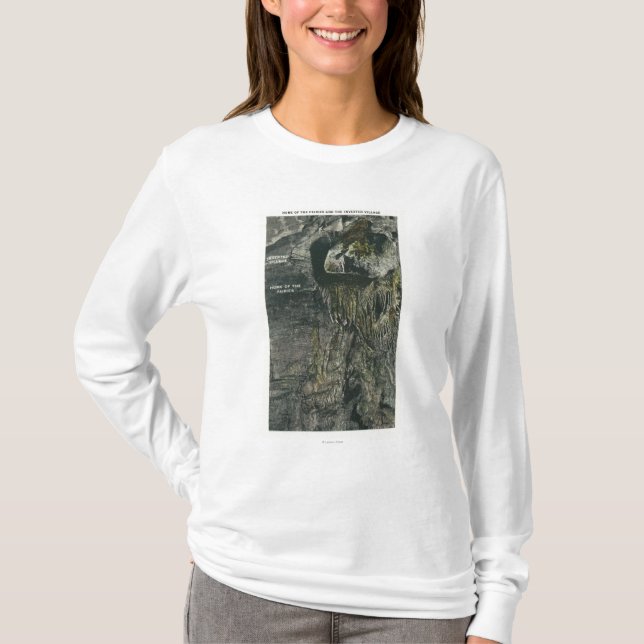Inverted Village and Home of the Fairies View T-Shirt (Front)