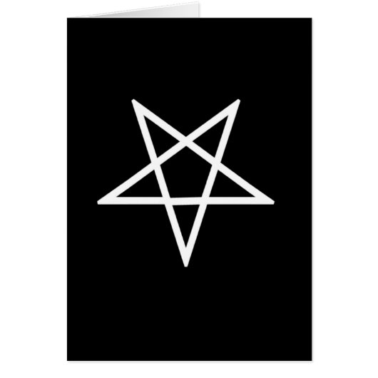 Inverted White Pentagram Cards (Front)