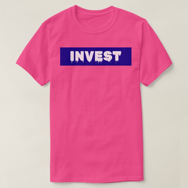 Invest BLUE T-Shirt (Design Front)
