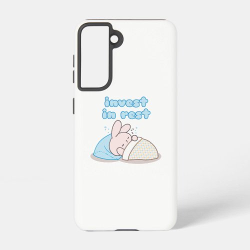Invest in Rest with Snoozy Bunny Samsung Galaxy S21 Case