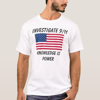 Investigate 9/11 - USA Flag - Basic T-Shirt