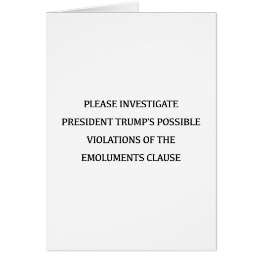 Investigate Trump (Front)