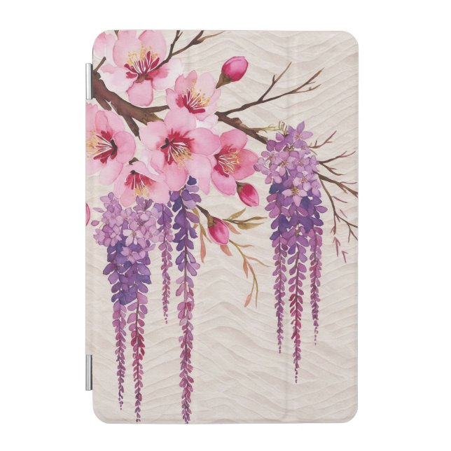 Investigation of Japanese Wisteria Flower Washi -  iPad Mini Cover (Front)