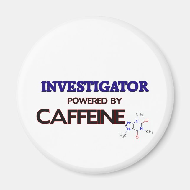 Investigator Powered by caffeine Magnet (Front)