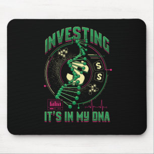 Investing Its My DNA Money Stocks Investors Gift Mouse Pad