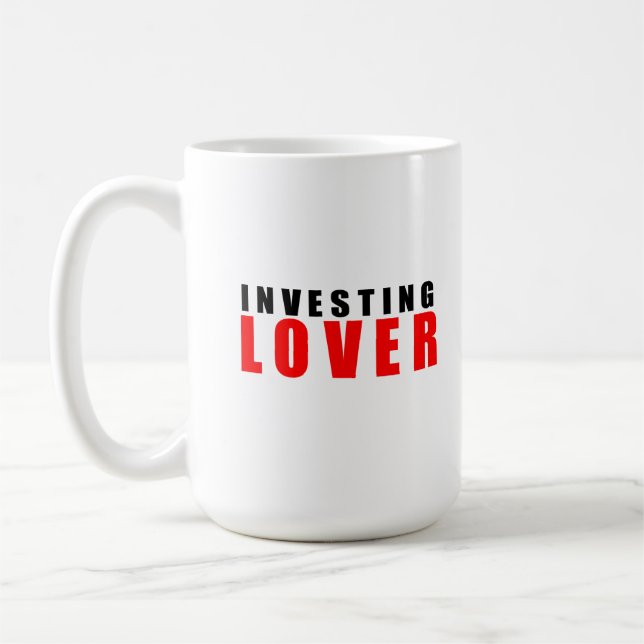 Investing lover coffee mug (Left)