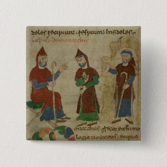 Investiture Benedictine Monk, from 'De Pinback Button (Front)