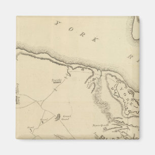 Investment and Attack of York in Virginia 2 Magnet