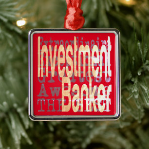 Investment Banker Extraordinaire Metal Ornament