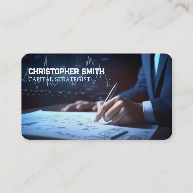 Investment Banker Finance Business Card (Front)