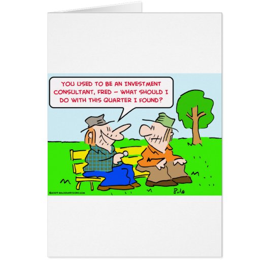 investment consultant quarter cards (Front)