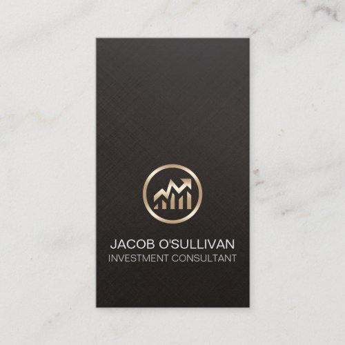 Investment Consultant Stock Share Broker Business Card