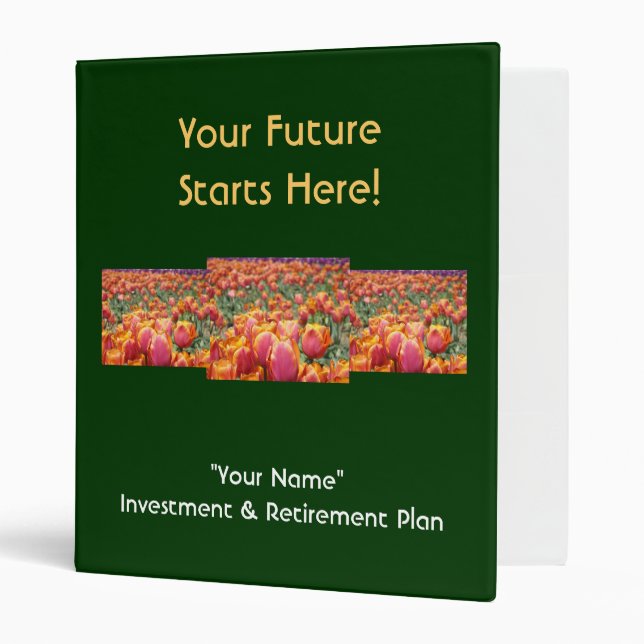 Investment & Retirement Plan binder Your Future (Front/Inside)